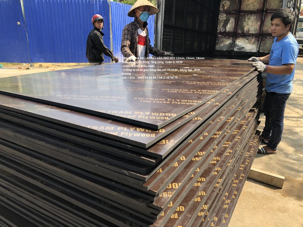 ván phủ phim giá rẻ, bảng giá ván phủ phim,